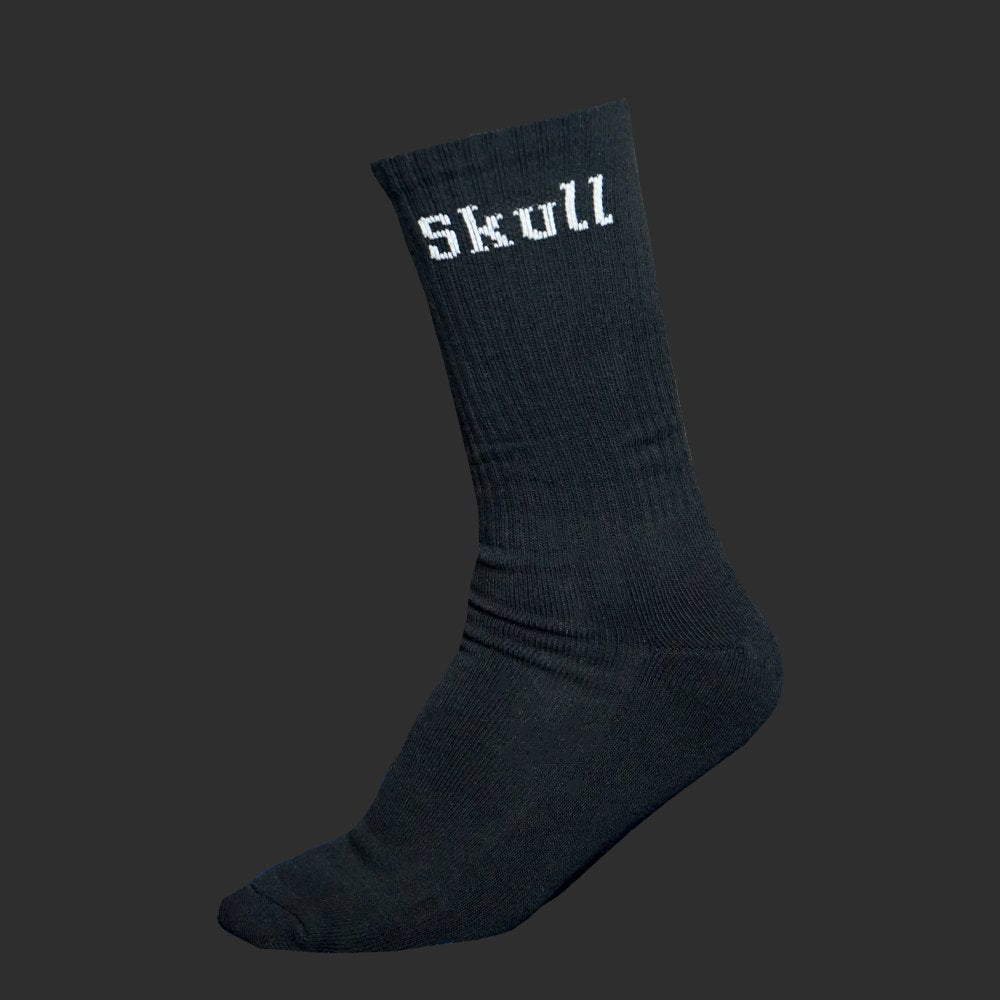 Black White Skull Padel Socks (3 Pack) - Skull Padel