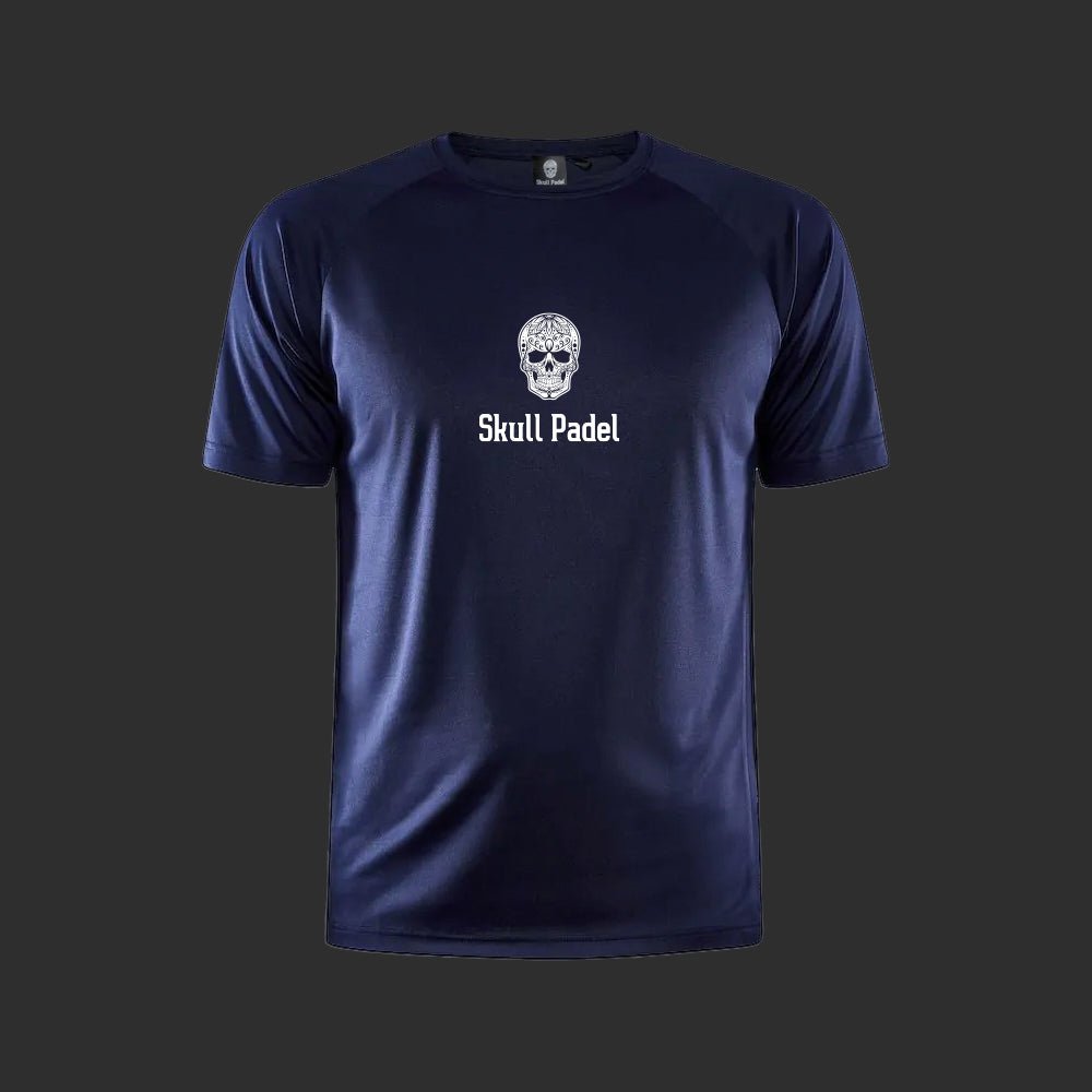 Bundle: Padel shirt Men + Blue Cap - Skull Padel