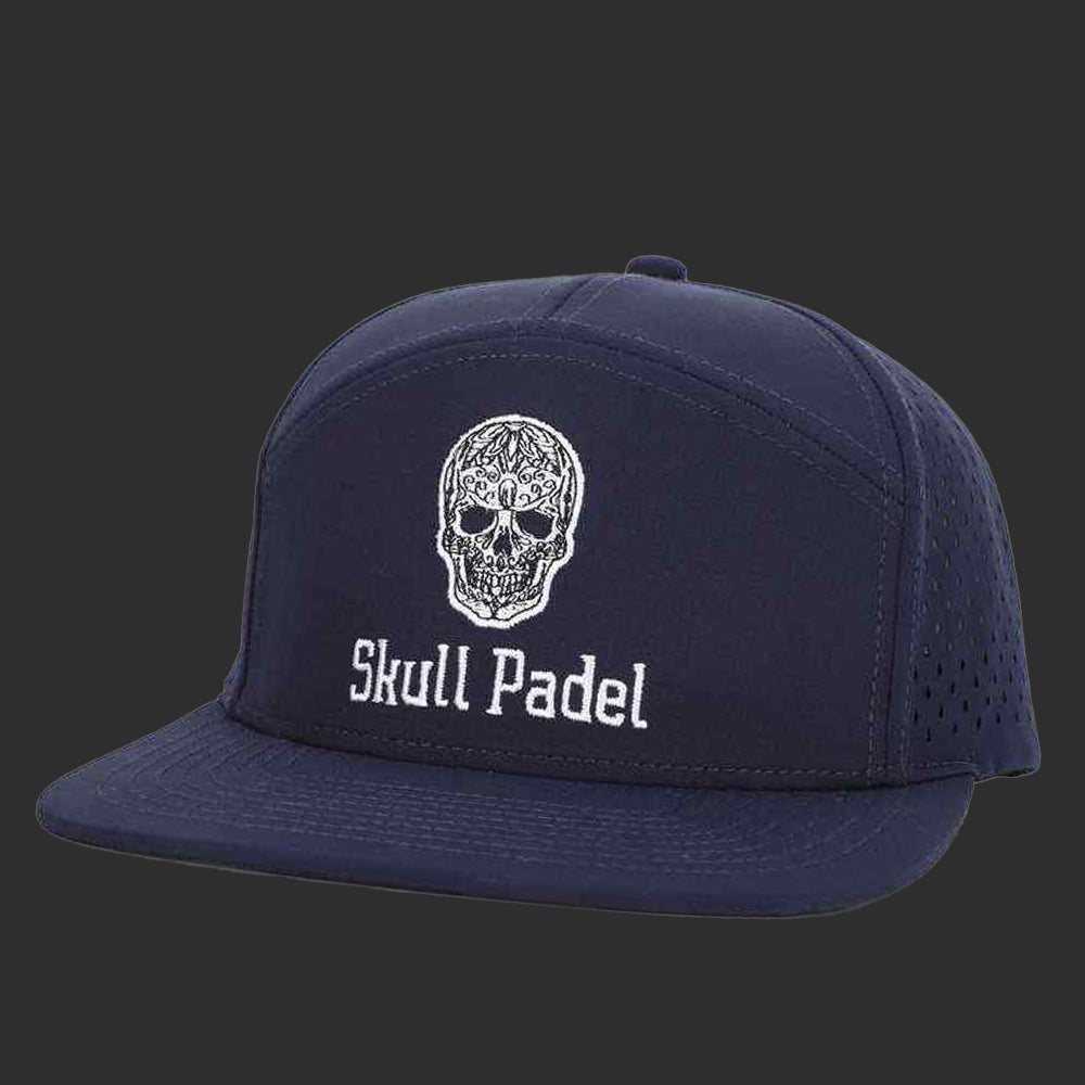 Bundle: Padel shirt Men + Blue Cap - Skull Padel