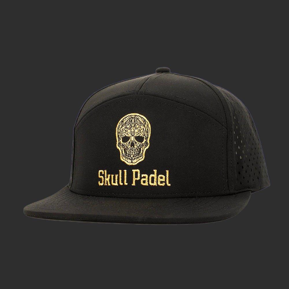 Bundle: V1000 - Gold Shirt - Gold Cap - Skull Padel