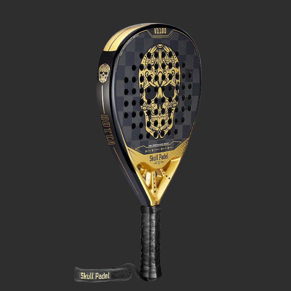 Bundle - V1100 + XXL backpack (Gold) - Skull Padel