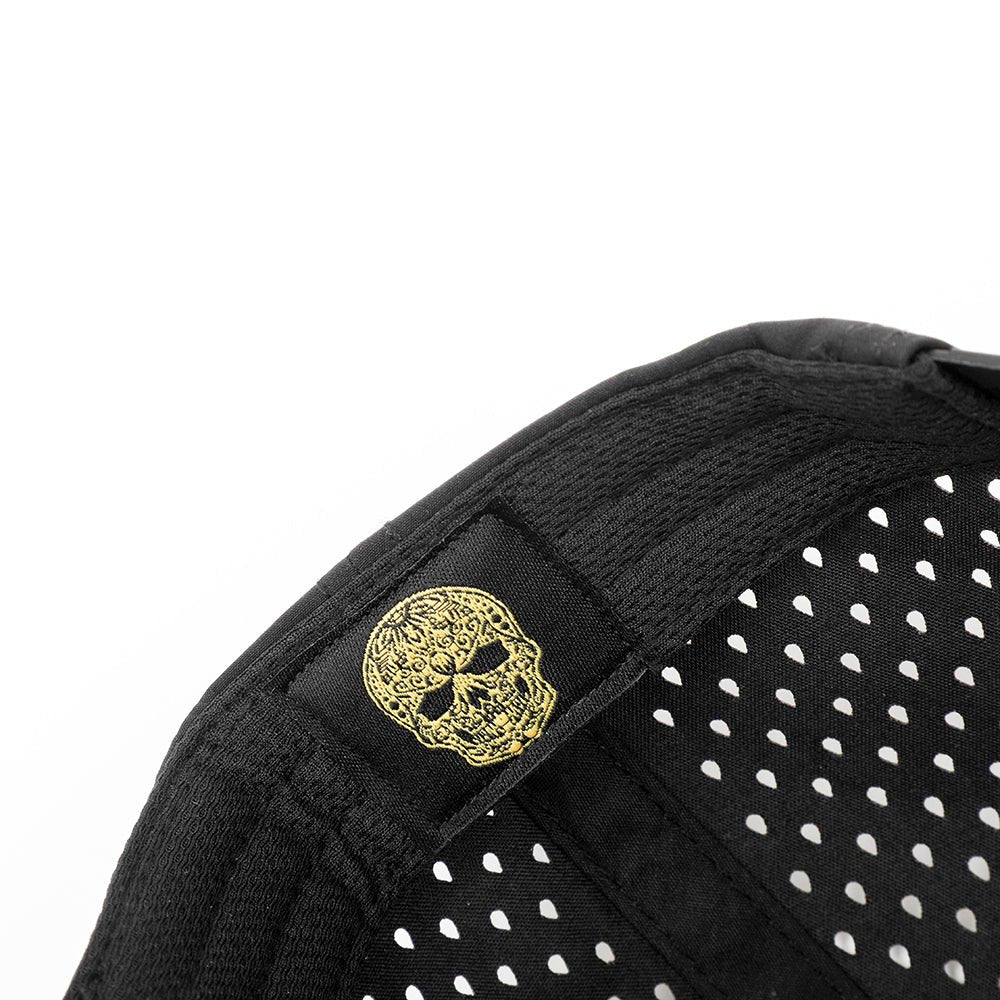 Padel Cap - Black Gold - Skull Padel