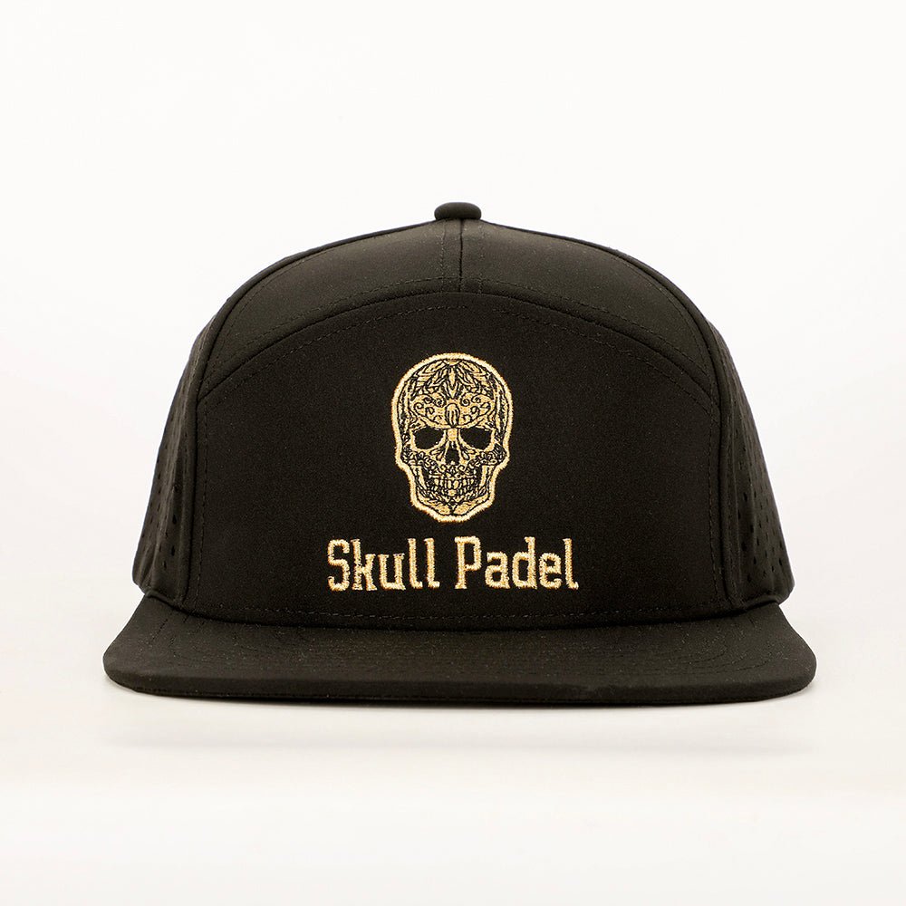 Padel Cap - Black Gold - Skull Padel