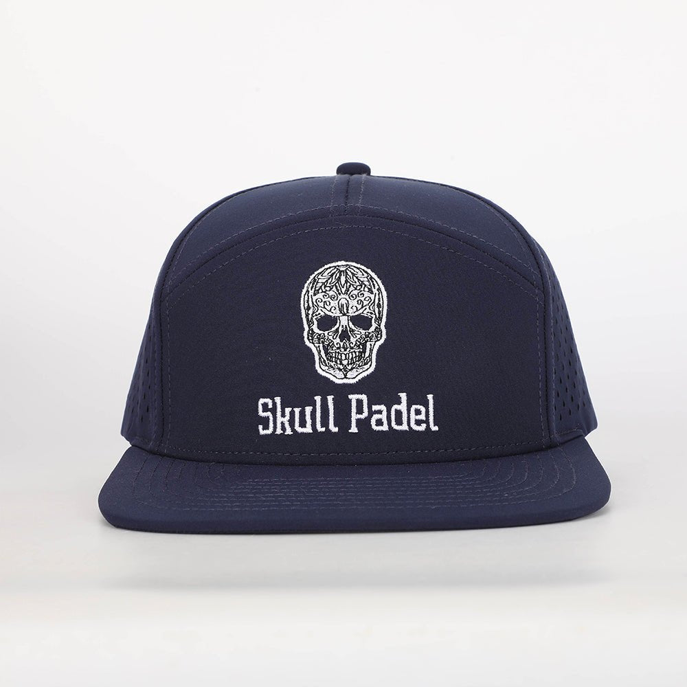 Padel Cap - Blue White - Skull Padel