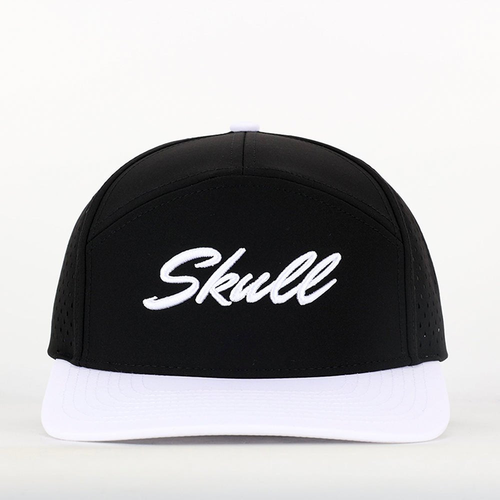 Padel Cap - Retro Black White - Skull Padel