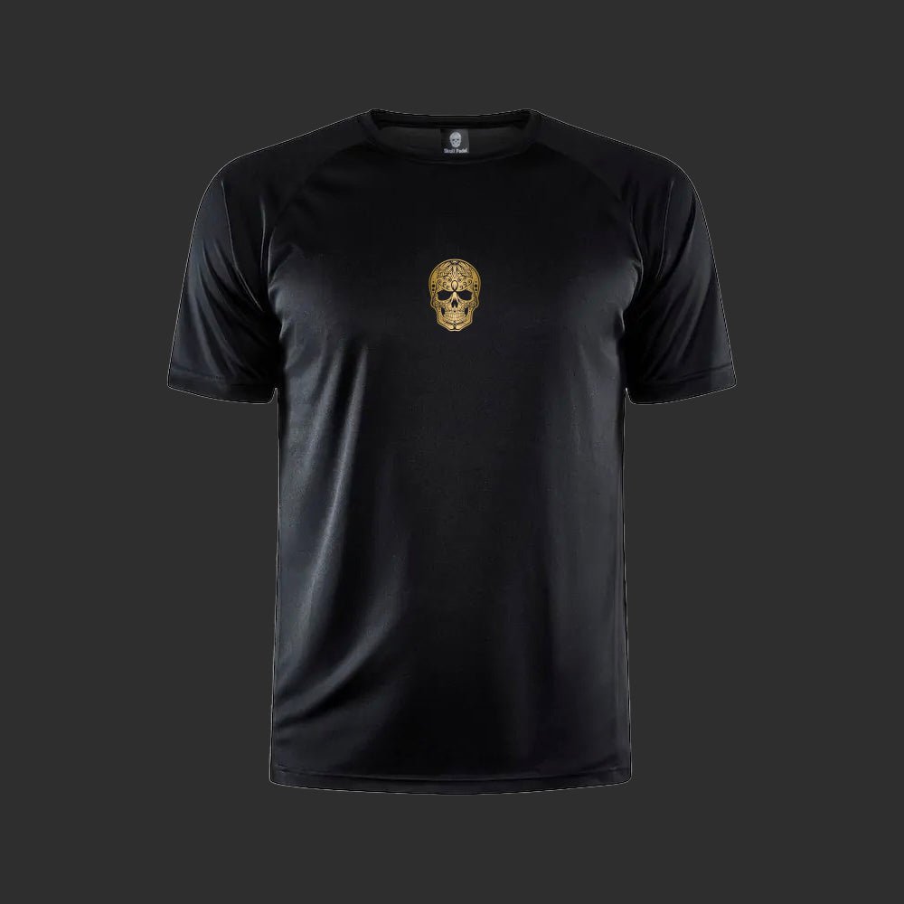Padel Sportshirt Men Black Gold