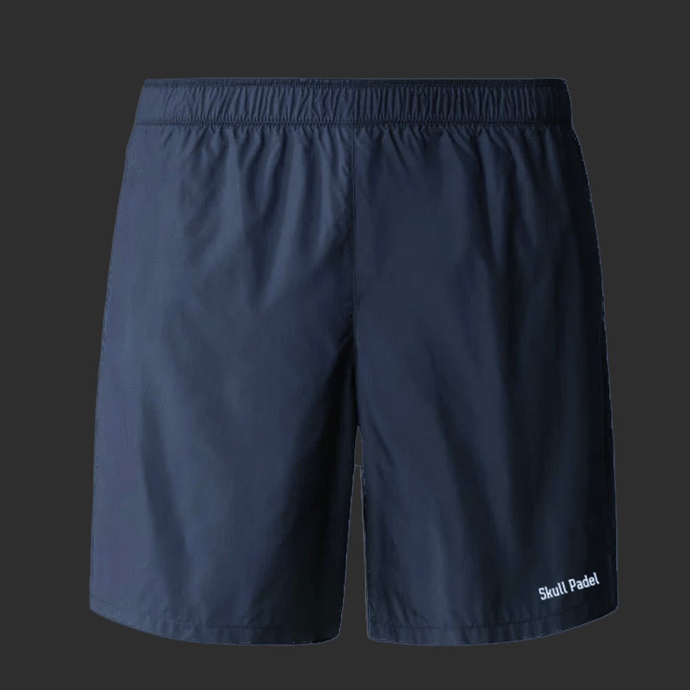 Padel Sportshort Men - Blue White - Skull Padel