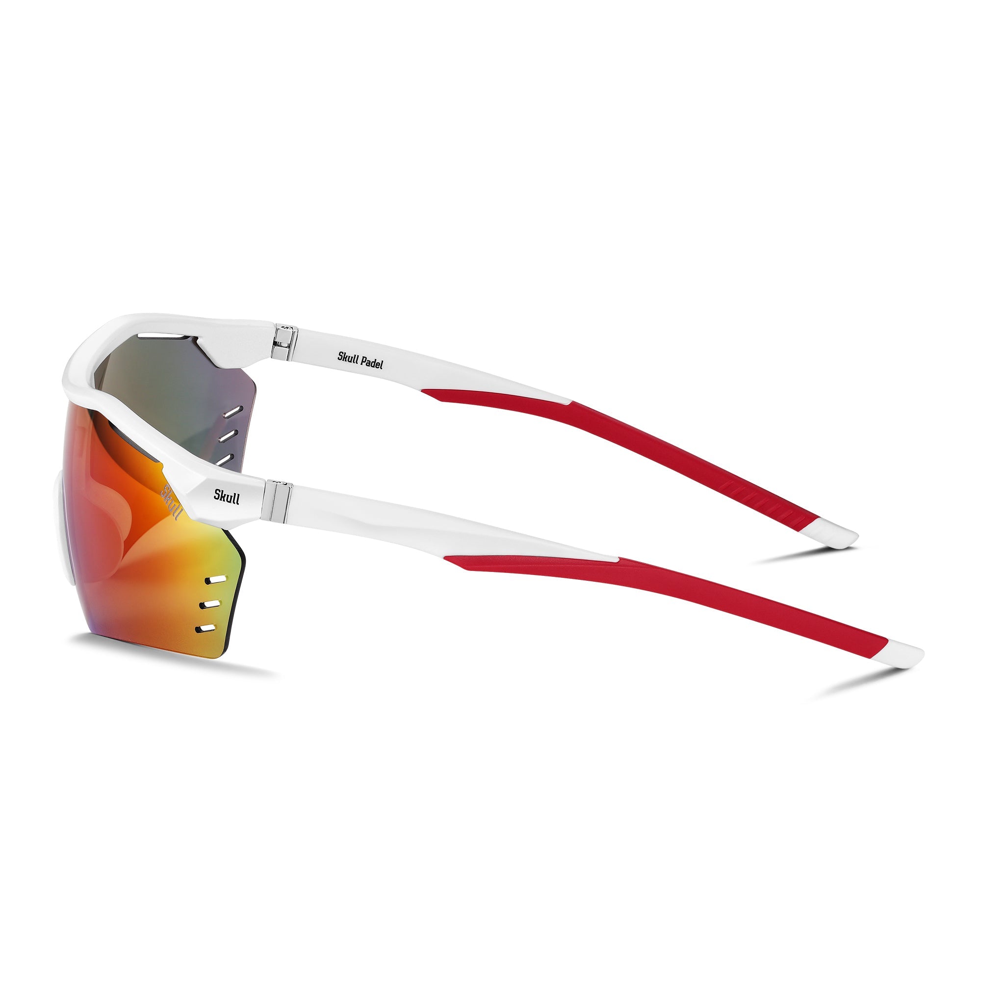 Padel Sunglasses - White Red - Skull Padel