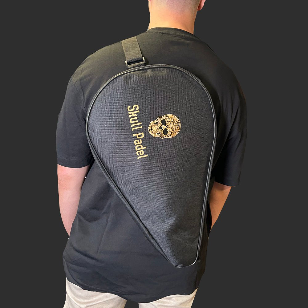 Racket Bag - Black Gold - Skull Padel