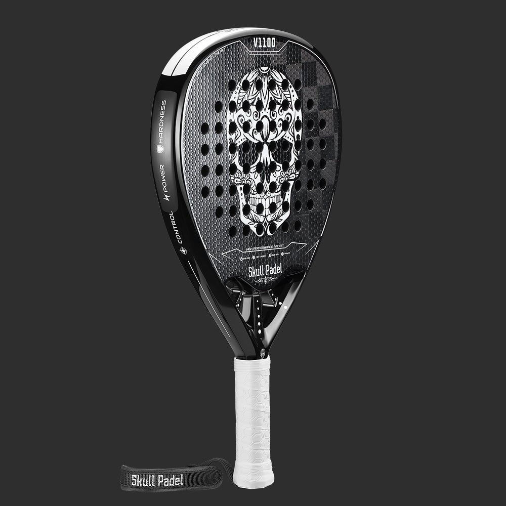 V1100 - BLACK SKULL 18K - Skull Padel