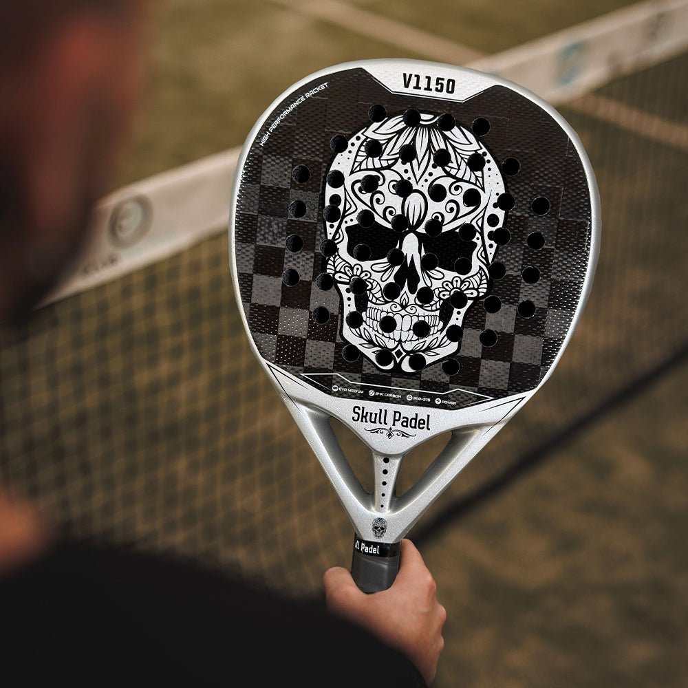 V1150 - SILVER 24K - Skull Padel