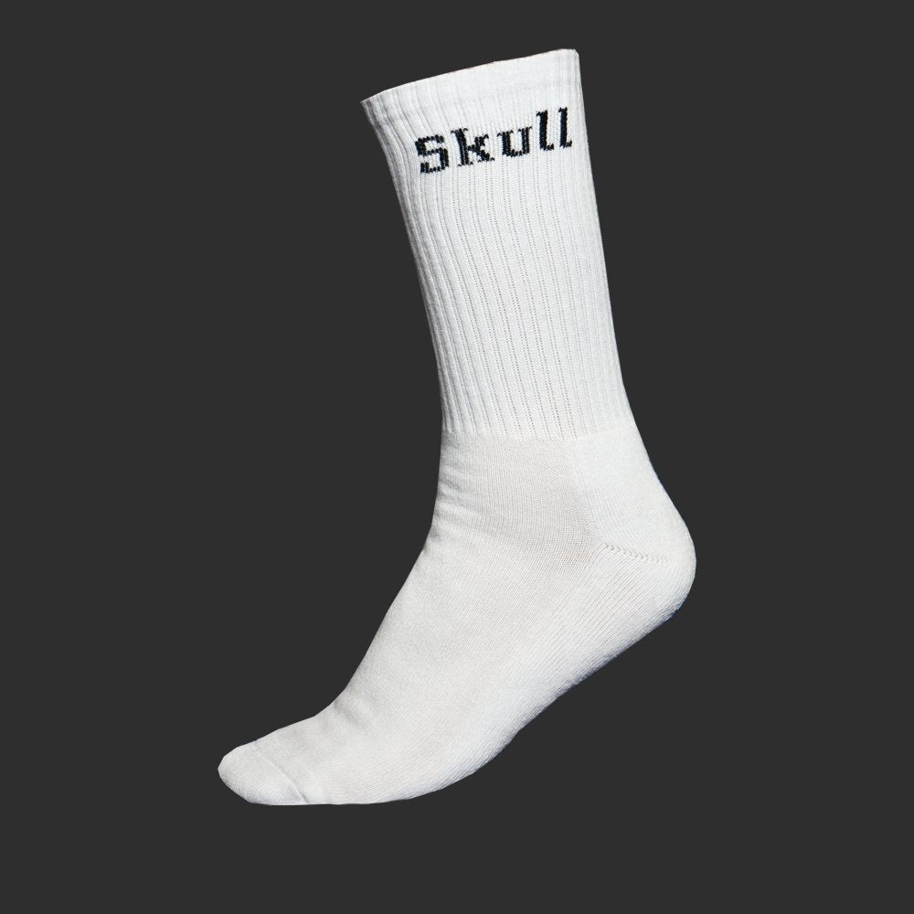 White Skull Padel Socks (3 Pack) - Skull Padel